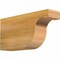 Ekena Millwork Del Monte Rough Sawn Rafter Tail, Western Red Cedar, 4"W x 8"H x 16"L RFT04X08X16DEL00RWR - alternate 1